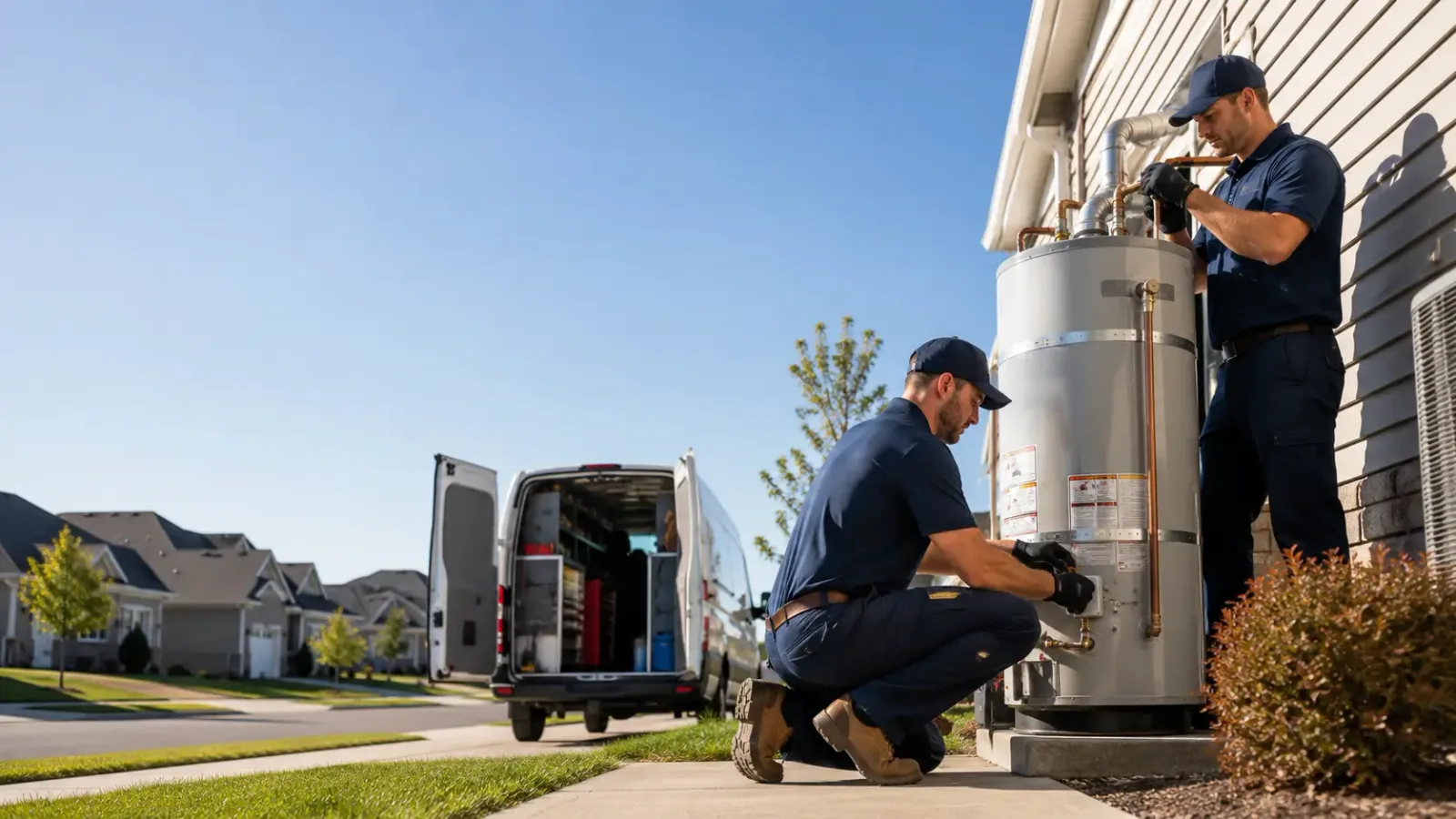 Water Heater Installation in New England, ND